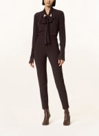 PATRIZIA PEPE Blusenshirt, Farbe: DUNKELBRAUN (Bild 1)