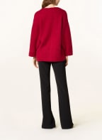 American Vintage Cardigan GILET with mohair , Color: DARK RED (Image 1)