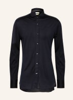 BRUNELLO CUCINELLI Jersey shirt slim fit with silk, Color: DARK BLUE (Image 1)