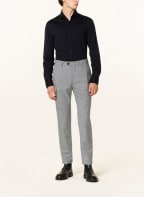 BRUNELLO CUCINELLI Jersey shirt slim fit with silk, Color: DARK BLUE (Image 1)