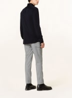BRUNELLO CUCINELLI Jersey shirt slim fit with silk, Color: DARK BLUE (Image 1)