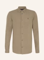 ALL SAINTS Hemd SOBO Regular Fit mit Leinen, Farbe: KHAKI (Bild 1)