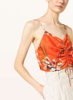 ALL SAINTS Blusentop ALEXIA mit Seide, Farbe: ORANGE (Bild 1)