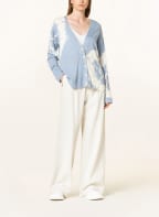 ALL SAINTS Strickjacke HARMONY, Farbe: HELLBLAU/ WEISS (Bild 1)