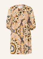 ba&sh Kleid CLEO, Farbe: GELB/ SCHWARZ/ HELLROSA (Bild 1)