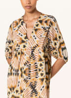 ba&sh Kleid CLEO, Farbe: GELB/ SCHWARZ/ HELLROSA (Bild 1)