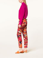 CAMBIO Pants RIKE , Color: ORANGE/ PINK/ DARK RED (Image 1)