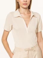 OPUS Jersey-Poloshirt SILKER, Farbe: CREME (Bild 1)