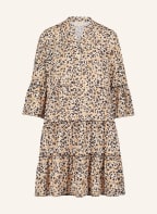 CARTOON Kleid mit 3/4-Arm und Volants, Farbe: BEIGE/ CREME/ SCHWARZ (Bild 1)