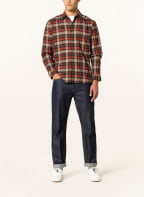 Marc O'Polo Hemd Regular Fit, Farbe: DUNKELROT/ CAMEL/ DUNKELBLAU (Bild 1)
