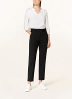 OPUS Blusenshirt SULESE im Materialmix, Farbe: WEISS (Bild 1)