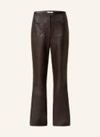 DOROTHEE SCHUMACHER Hose in Lederoptik , Farbe: DUNKELBRAUN (Bild 1)