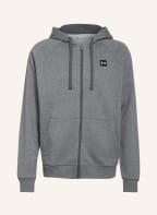 UNDER ARMOUR Sweat jacket UA RIVAL, Color: GRAY/ DARK GRAY (Image 1)