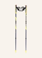 LEKI Nordic trekking poles MICRO FLASH CARBON, Color: BLUE/ GRAY (Image 1)