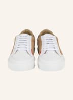 BURBERRY Sneaker, Farbe: WEISS/ BEIGE/ ROT (Bild 1)