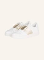 VALENTINO GARAVANI Sneaker OPEN, Farbe: WEISS/ GOLD (Bild 1)