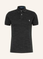 POLO RALPH LAUREN Piqué polo shirt slim fit, Color: BLACK MÉLANGE (Image 1)