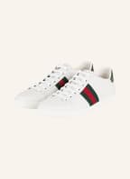 GUCCI Sneaker NEW ACE, Farbe: 9071 BIANCO/VRV/VERDE (Bild 1)