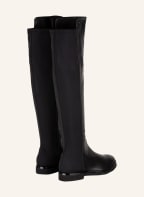 AGL Overknee-Stiefel im Materialmix, Farbe: SCHWARZ (Bild 1)