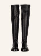 AGL Overknee-Stiefel im Materialmix, Farbe: SCHWARZ (Bild 1)