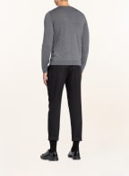 BOSS Sweater LENO, Color: GRAY MÉLANGE (Image 1)