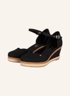 TOMMY HILFIGER Wedges, Farbe: SCHWARZ (Bild 1)