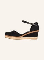 TOMMY HILFIGER Wedges, Farbe: SCHWARZ (Bild 1)