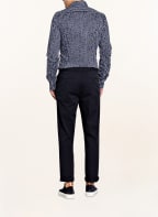 OLYMP Hemd No. Six super slim, Farbe: DUNKELBLAU/ WEISS GEPUNKTET (Bild 1)