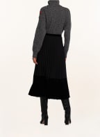 SANDRO Plisseerock, Farbe: SCHWARZ (Bild 1)