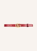 GUCCI Ledergürtel GG MARMONT , Farbe: DUNKELROT (Bild 1)