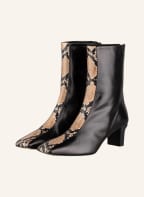 Aeyde Stiefelletten MOLLY, Farbe: SCHWARZ/ BEIGE (Bild 1)