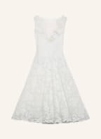 OLVI'S Cocktailkleid mit Spitzenbesatz, Farbe: WEISS (Bild 1)