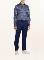 OLYMP Hemd Level Five body fit, Farbe: BLAU/ BRAUN (Bild 1)
