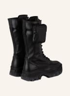 BRONX Plateau-Schnürboots mit abnehmbarer Gürteltasche, Farbe: SCHWARZ (Bild 1)