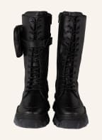 BRONX Plateau-Schnürboots mit abnehmbarer Gürteltasche, Farbe: SCHWARZ (Bild 1)