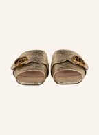 GUCCI Mules GG MARMONT, Farbe: GOLD (Bild 1)