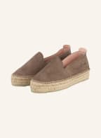 MANEBÍ Plateau-Espadrilles, Farbe: HELLBRAUN (Bild 1)