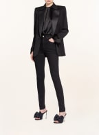 SAINT LAURENT Skinny Jeans, Farbe: 1220 WORN BLACK (Bild 1)