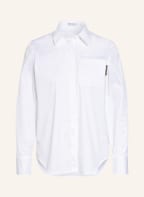 BRUNELLO CUCINELLI Hemdbluse mit Schmucksteinbesatz, Farbe: WEISS (Bild 1)