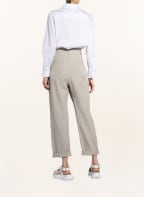 BRUNELLO CUCINELLI Hemdbluse mit Schmucksteinbesatz, Farbe: WEISS (Bild 1)
