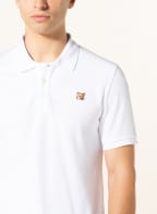 MAISON KITSUNÉ Pique polo shirt, Color: WHITE (Image 1)
