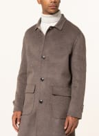 manzoni 24 Coat, Color: BROWN (Image 1)