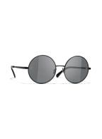 CHANEL Runde Sonnenbrille , Farbe: C101S4 - SCHWARZ/ GRAU (Bild 1)