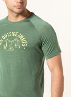 odlo T-Shirt CONCORD mit Merinowolle, Farbe: GRÜN (Bild 1)