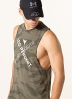 UNDER ARMOUR Tank top PROJECT ROCK , Color: KHAKI (Image 1)