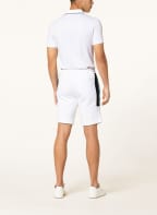 BOSS Sweatshorts HEADLO , Farbe: WEISS/ SCHWARZ/ TÜRKIS (Bild 1)