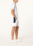 BOSS Sweatshorts HEADLO , Farbe: WEISS/ SCHWARZ/ TÜRKIS (Bild 1)