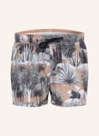 BOSS Badeshorts SALMON, Farbe: BEIGE/ DUNKELGRÜN (Bild 1)