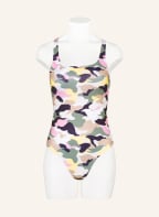 HUGO Swimsuit CAMOUFLAGE, Color: OLIVE/ YELLOW/ BLACK (Image 1)