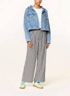 TOMMY JEANS Marlenehose , Farbe: WEISS/ SCHWARZ (Bild 1)